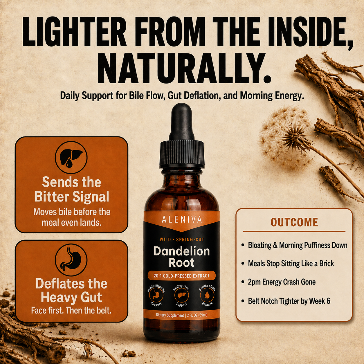 Aleniva Dandelion Root v3